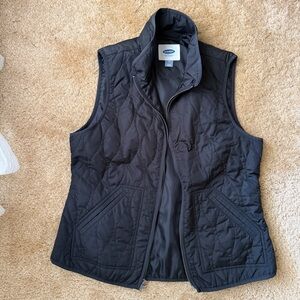 Old Navy Charcoal Quilted Vest
